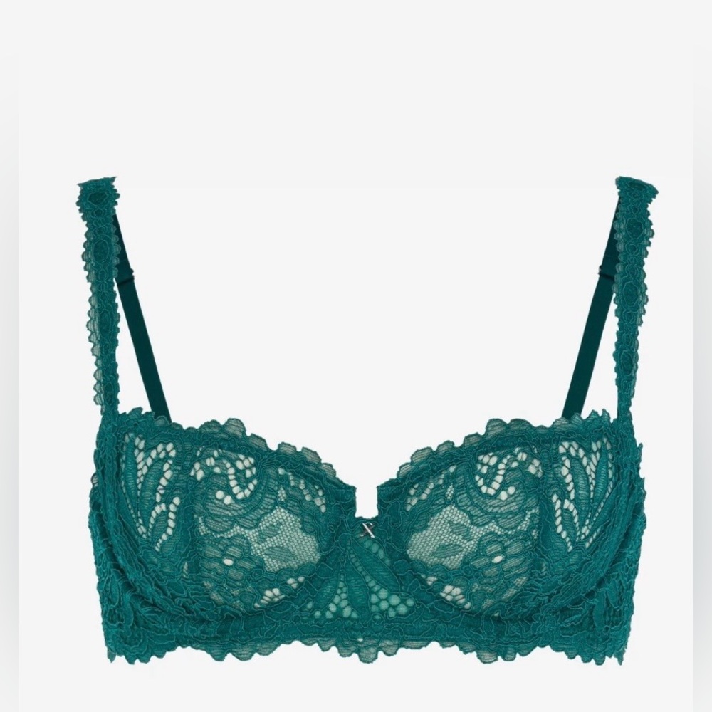 Savage X Fenty Teal Lace Underwire Bra